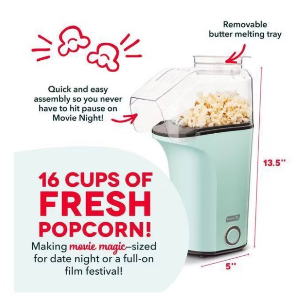 DASH Fresh Pop Popcorn Maker - Picture 6 of 13